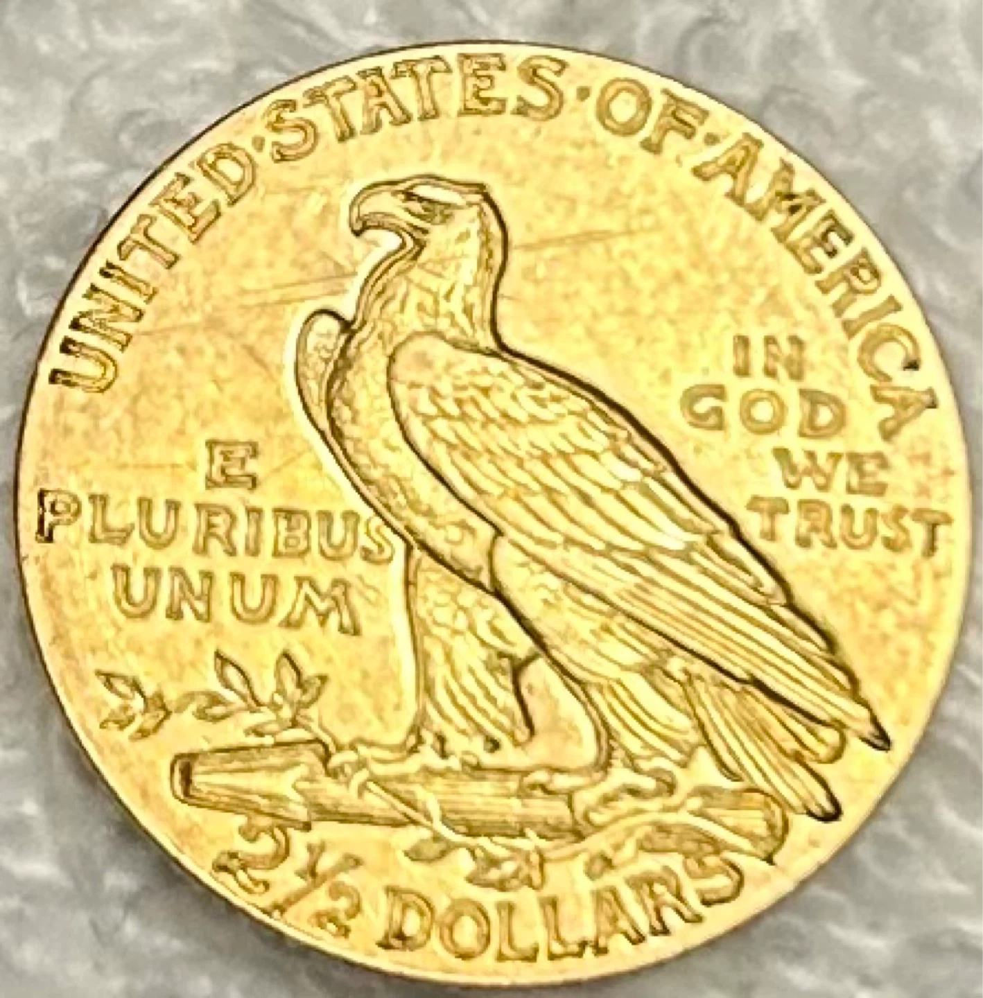 1911 Indian Head $2.50 Gold Quarter Eagle - photo 2