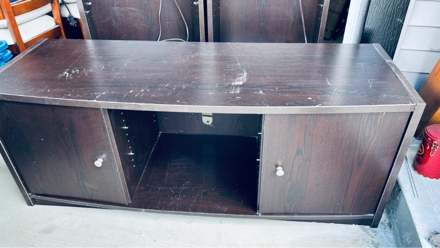 5-Piece Furniture Set for Restoration – TV Stand, 2 Cabinets