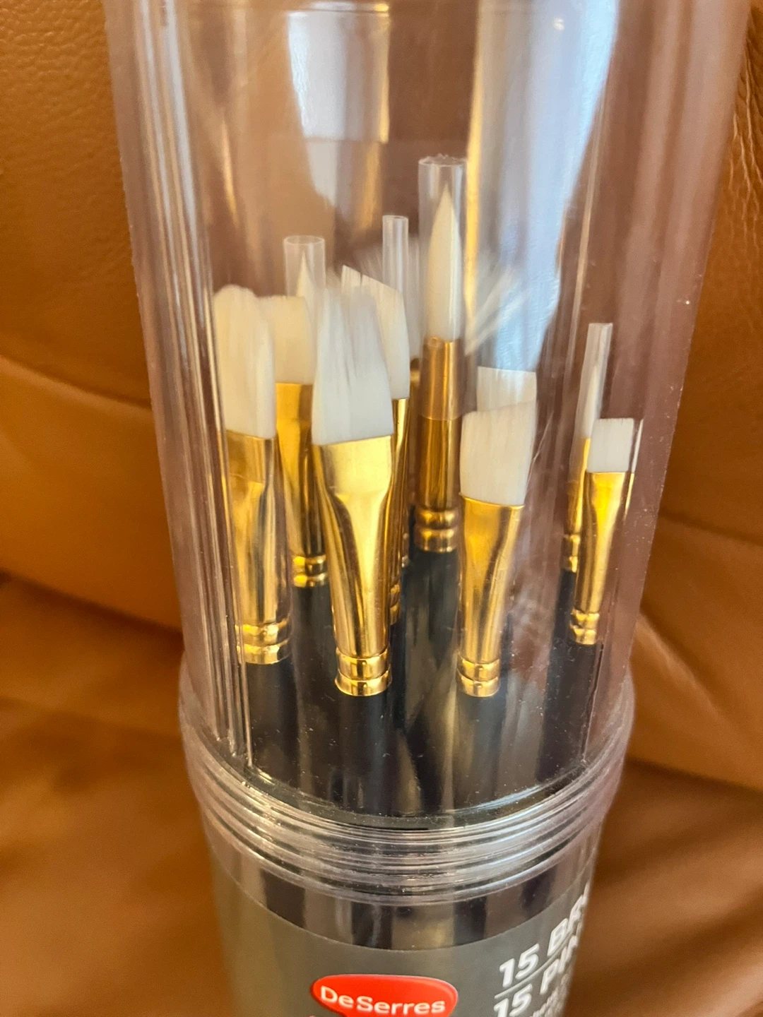 DeSerres 15 Synthetic Brushes Set BNIB - photo 2