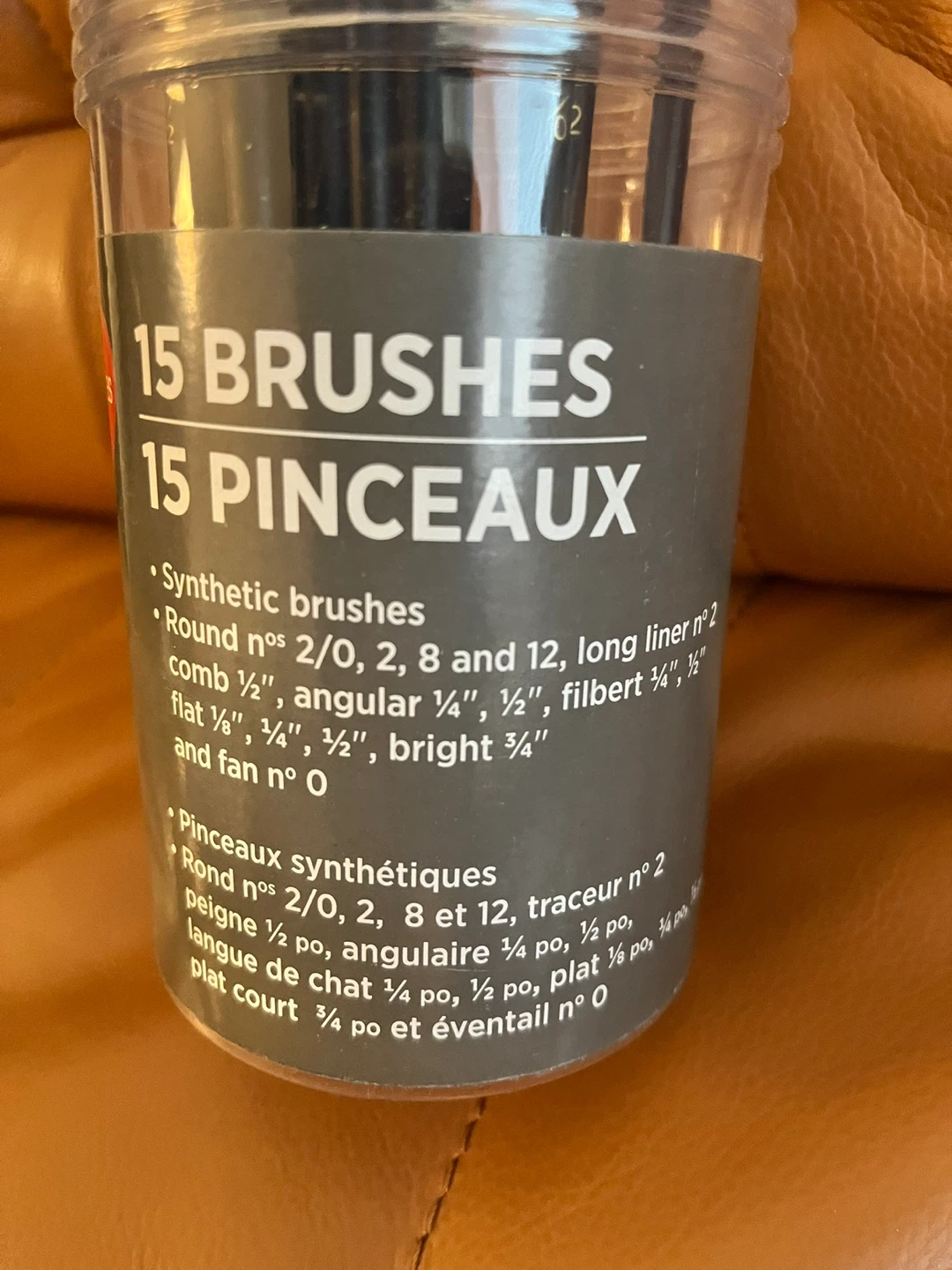 DeSerres 15 Synthetic Brushes Set BNIB - photo 3