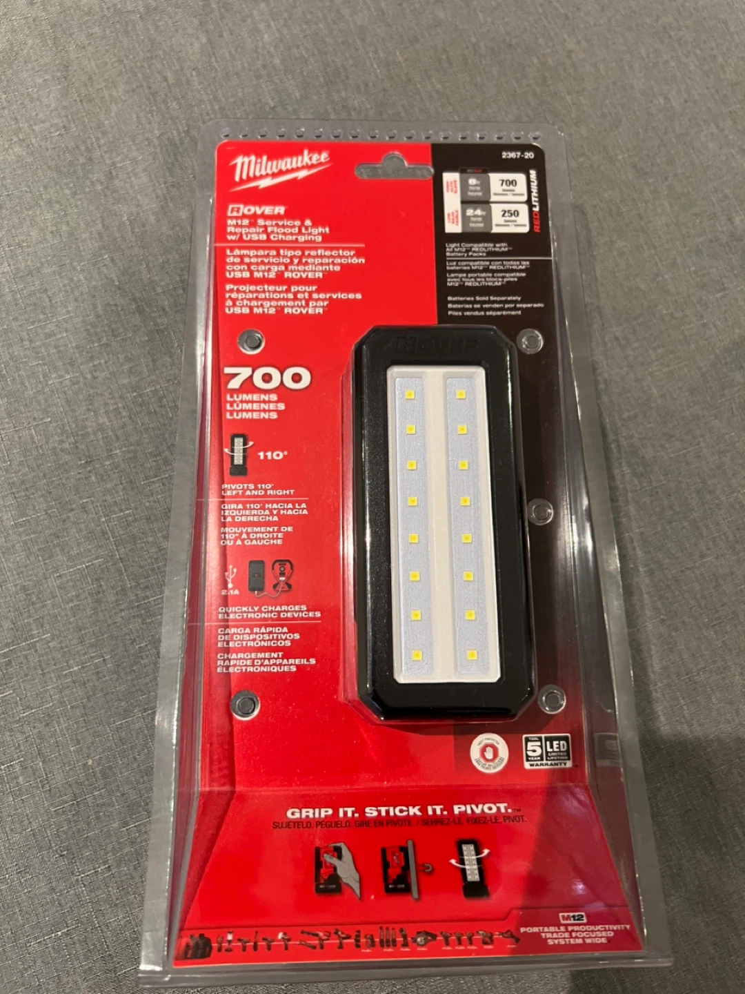 Milwaukee M12 light