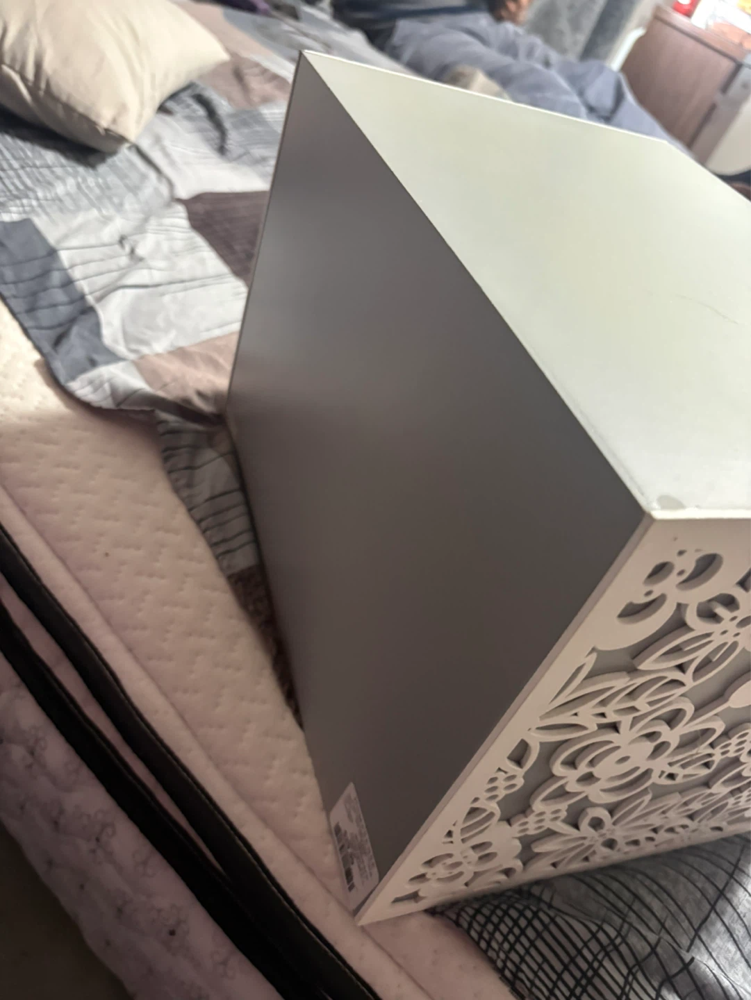 Decorative Storage Box with Floral Cutout - photo 2