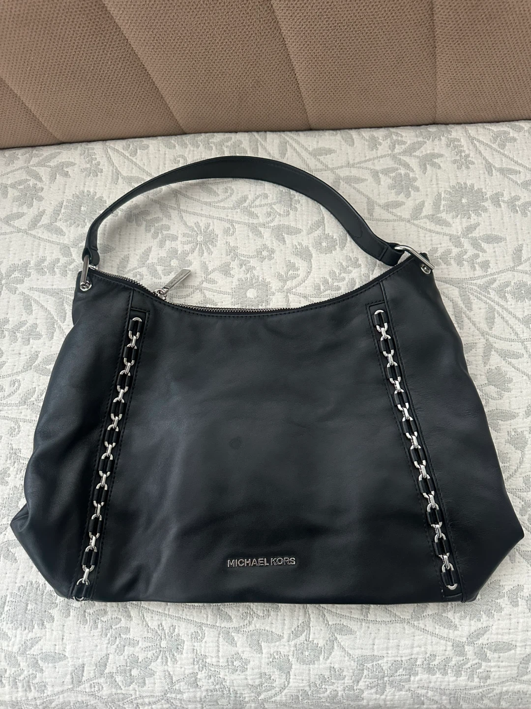 Michael Kors Black Leather Bag