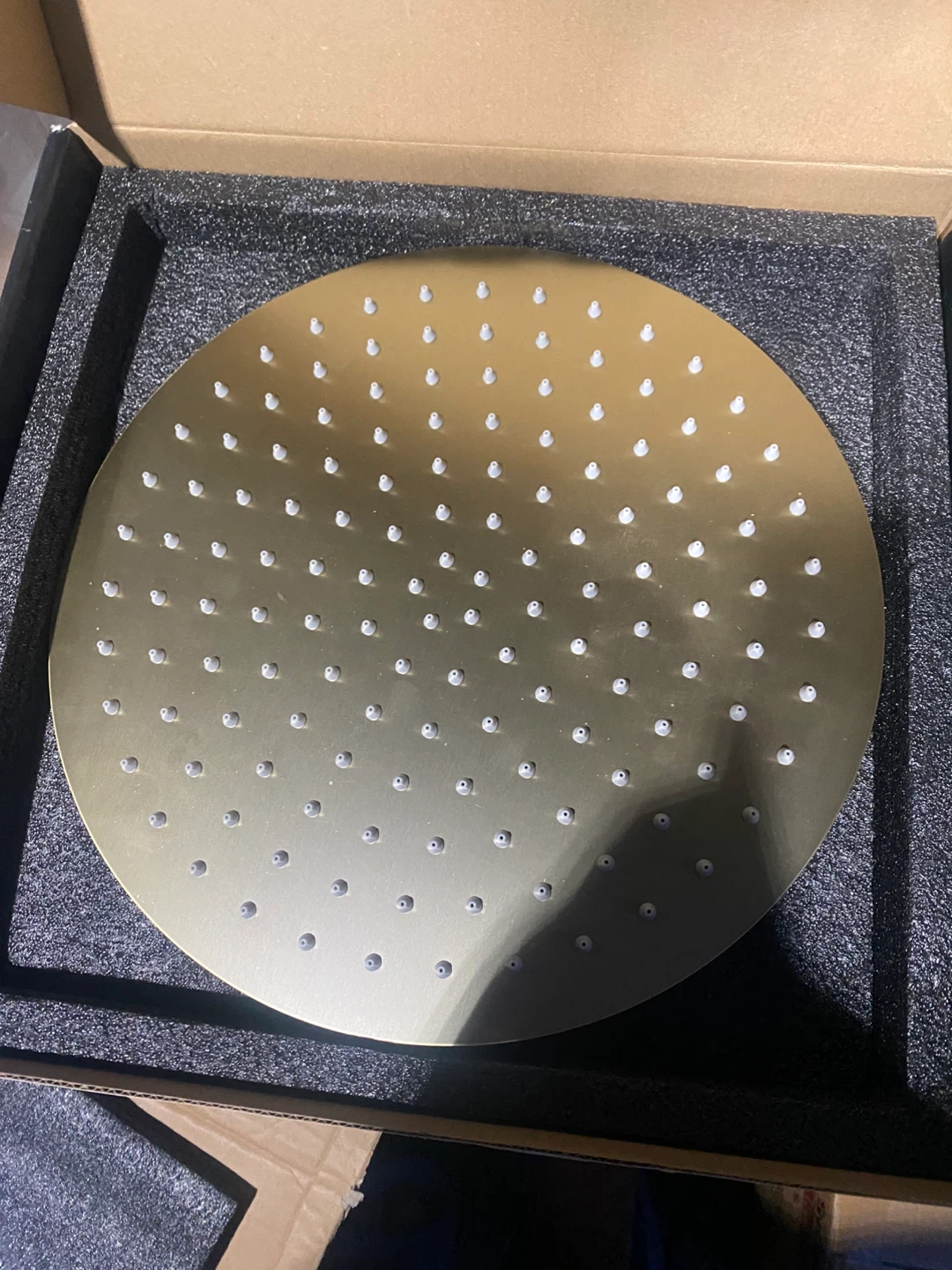 Free delivery AULEEND Rainfall Stainless Steel Shower Head