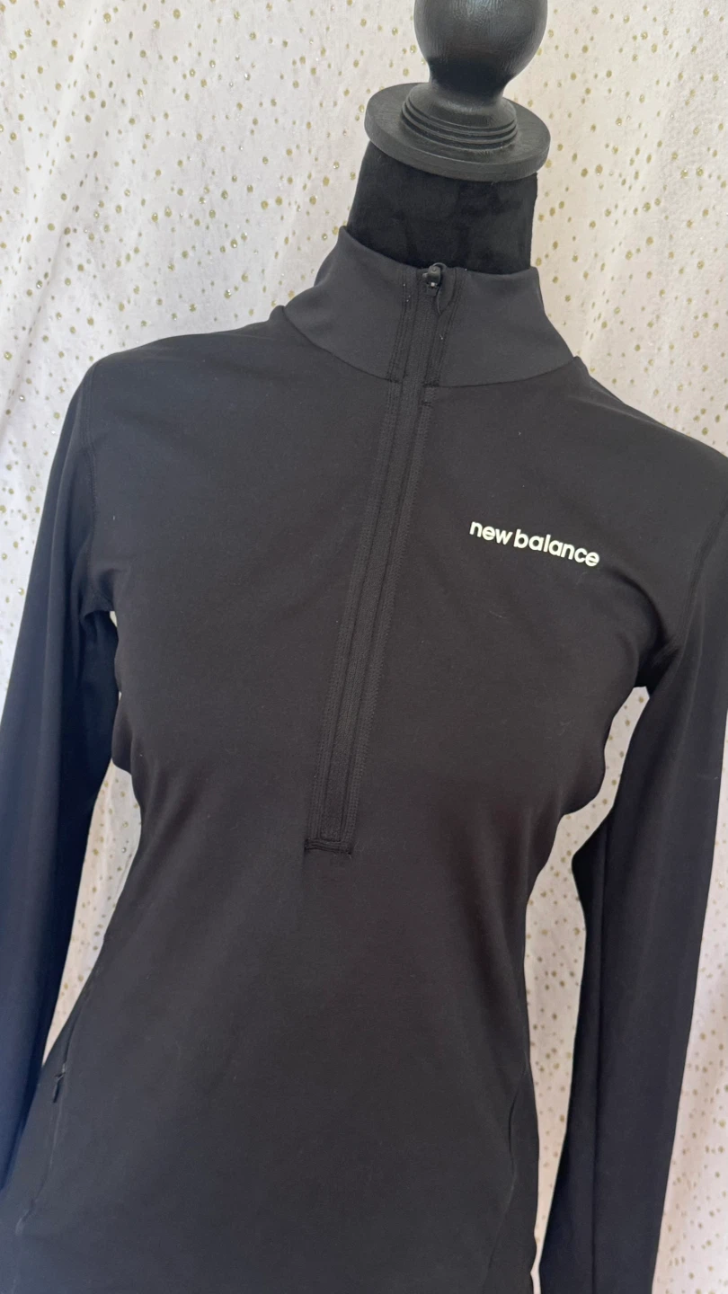 New Balance Black Quarter-Zip Athletic Top - photo 5