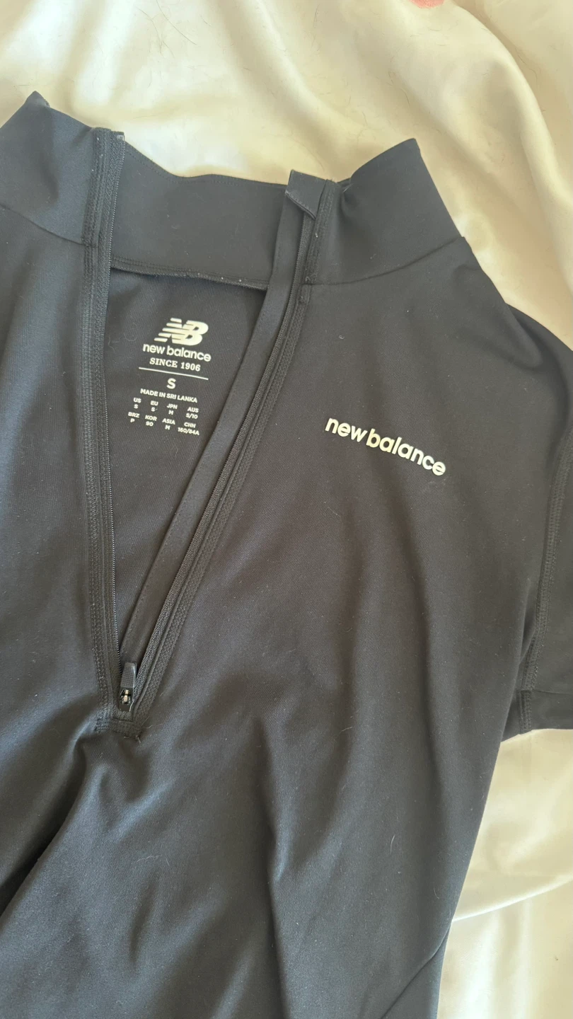 New Balance Black Quarter-Zip Athletic Top - photo 4