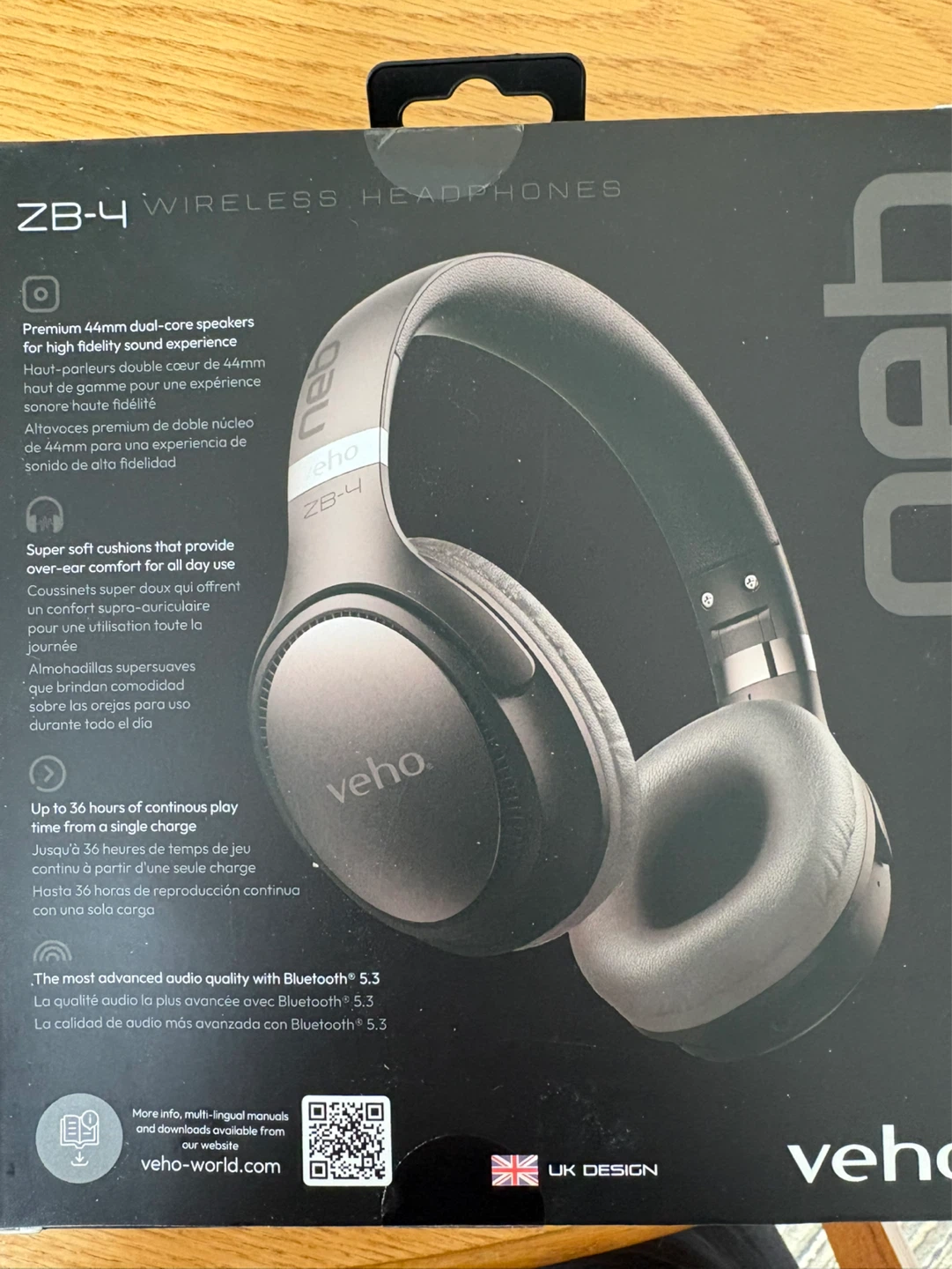 Veho ZB-4 Wireless Headphones - photo 2