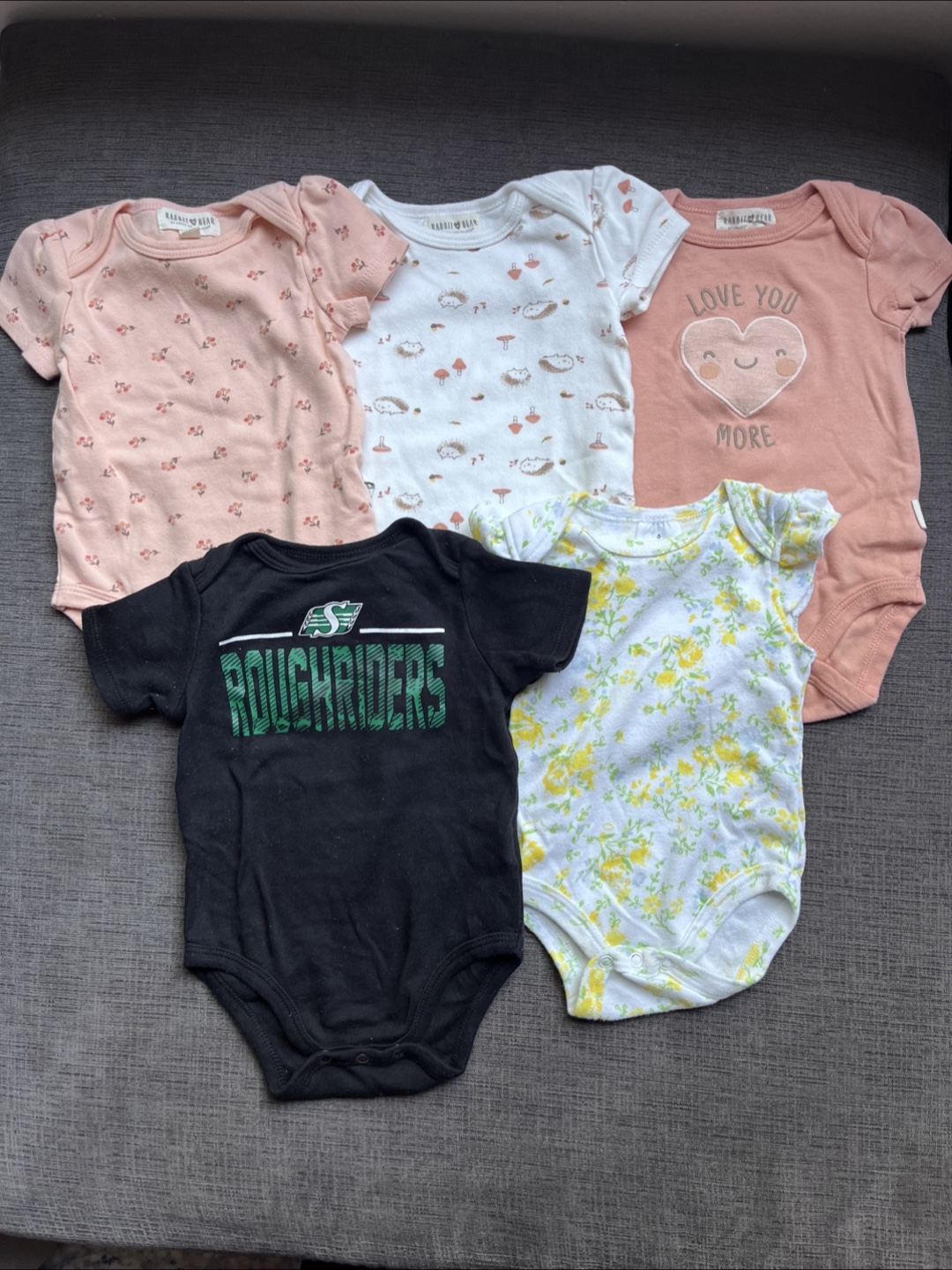 6-9 month bodysuits