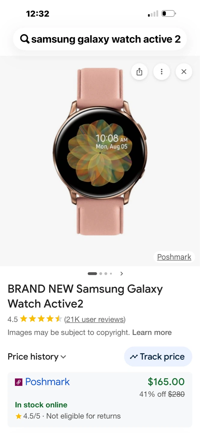 Samsung Galaxy Watch Active2 (40mm) - Rose Gold