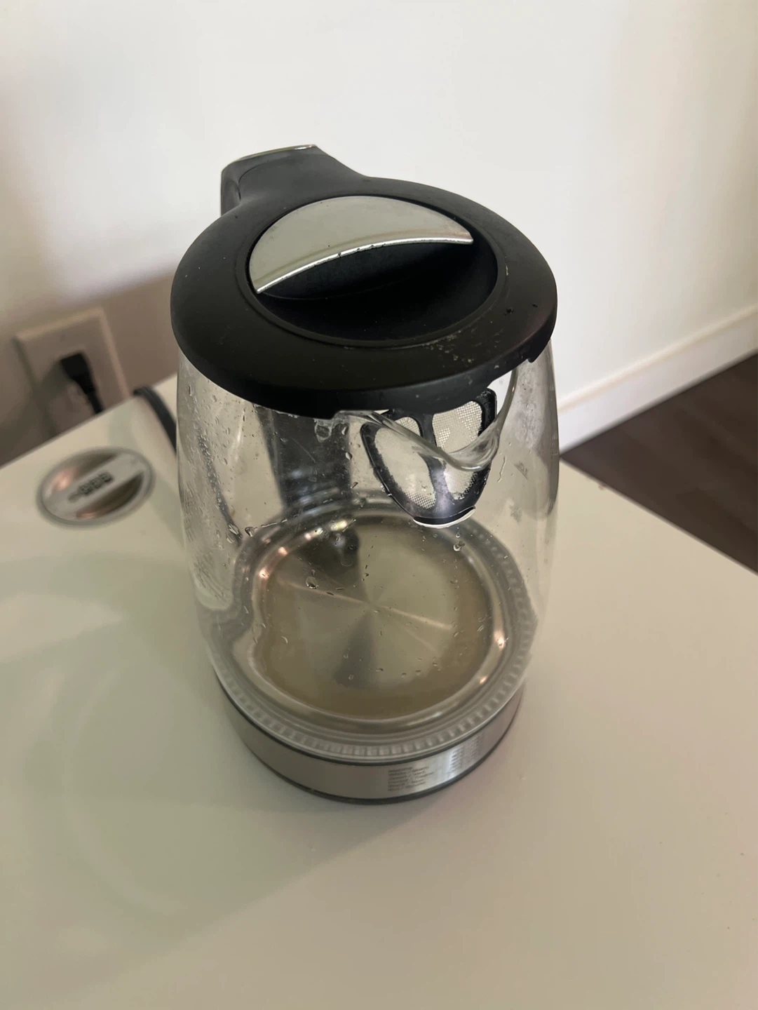 Glass Electric Kettle with Blue LED Light