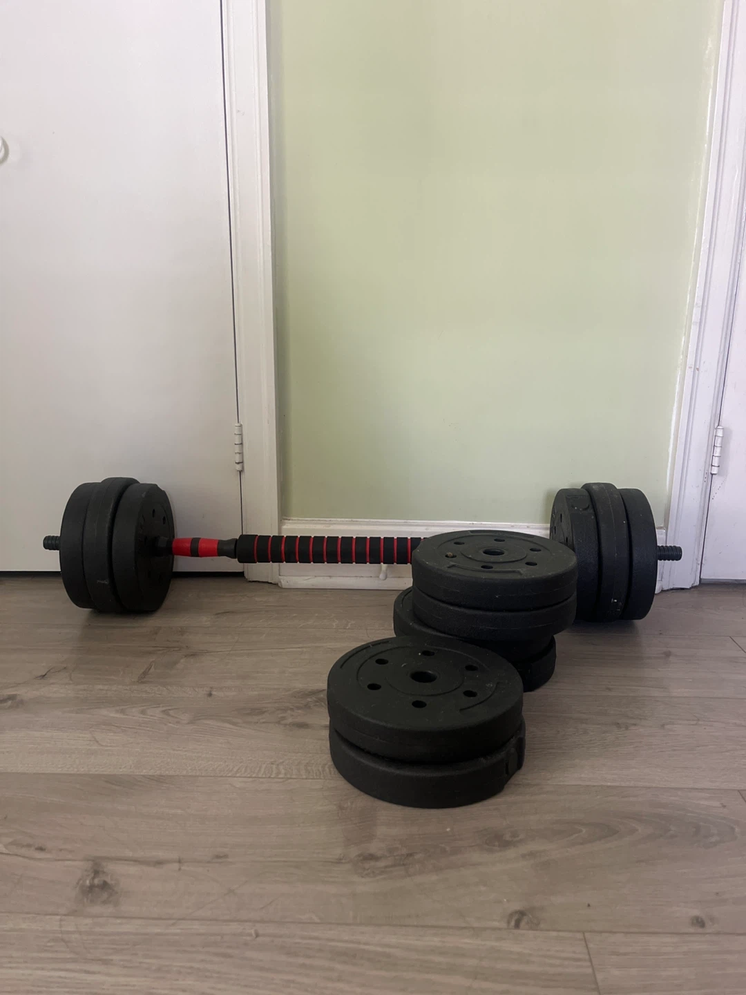 Adjustable Dumbbell and Barbell Set