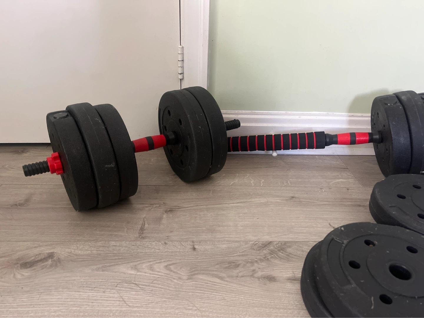 Adjustable Dumbbell and Barbell Set - photo 3