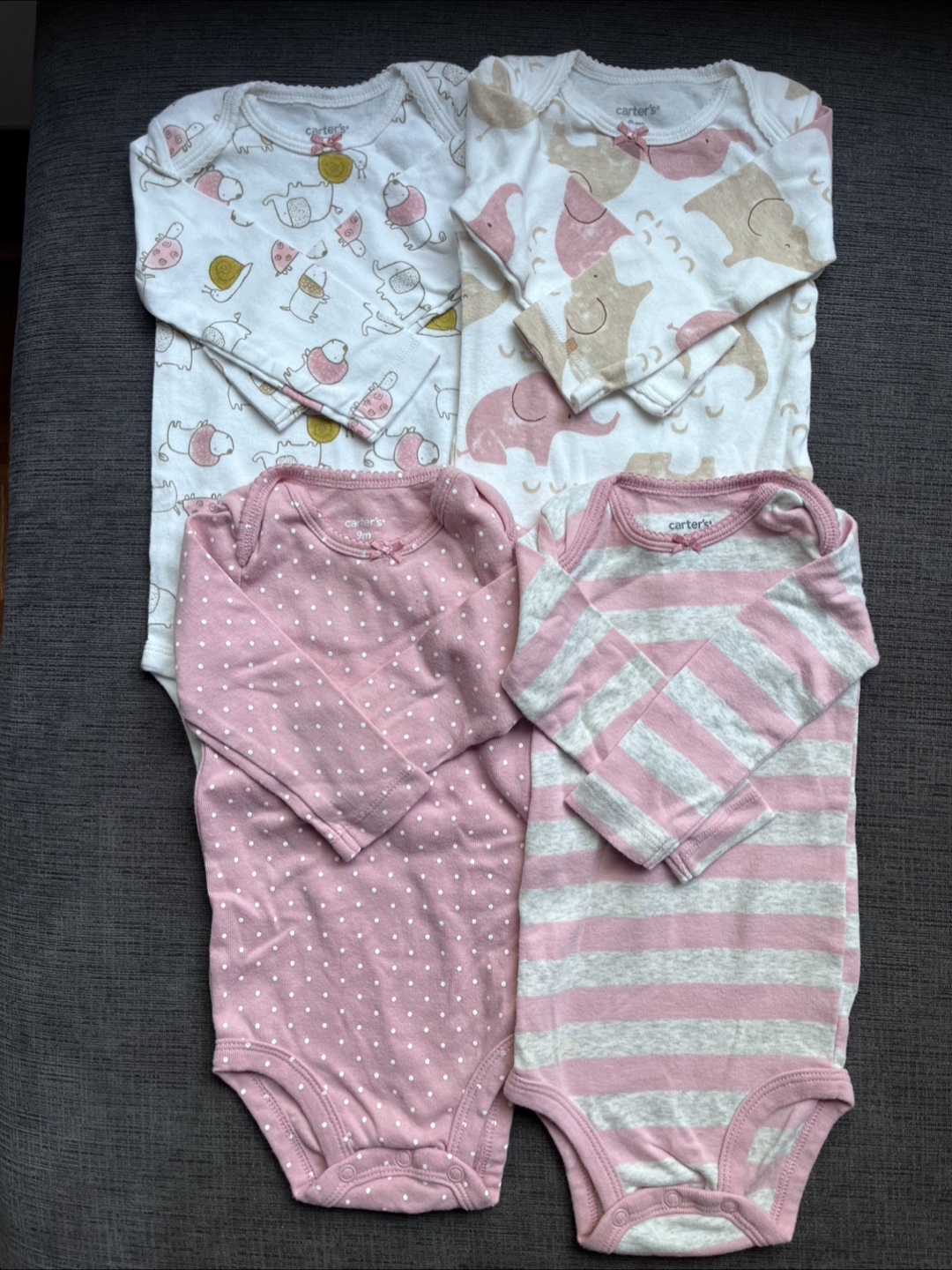 NEW Carter’s 9 month long sleeve bodysuits