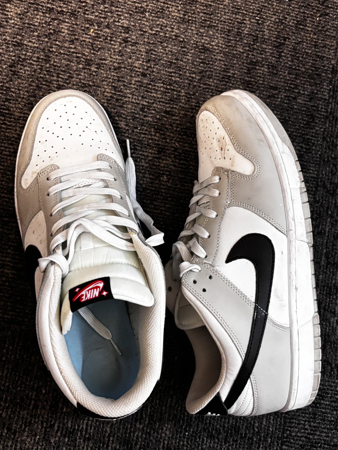 Nike Dunk Low White Grey size 14