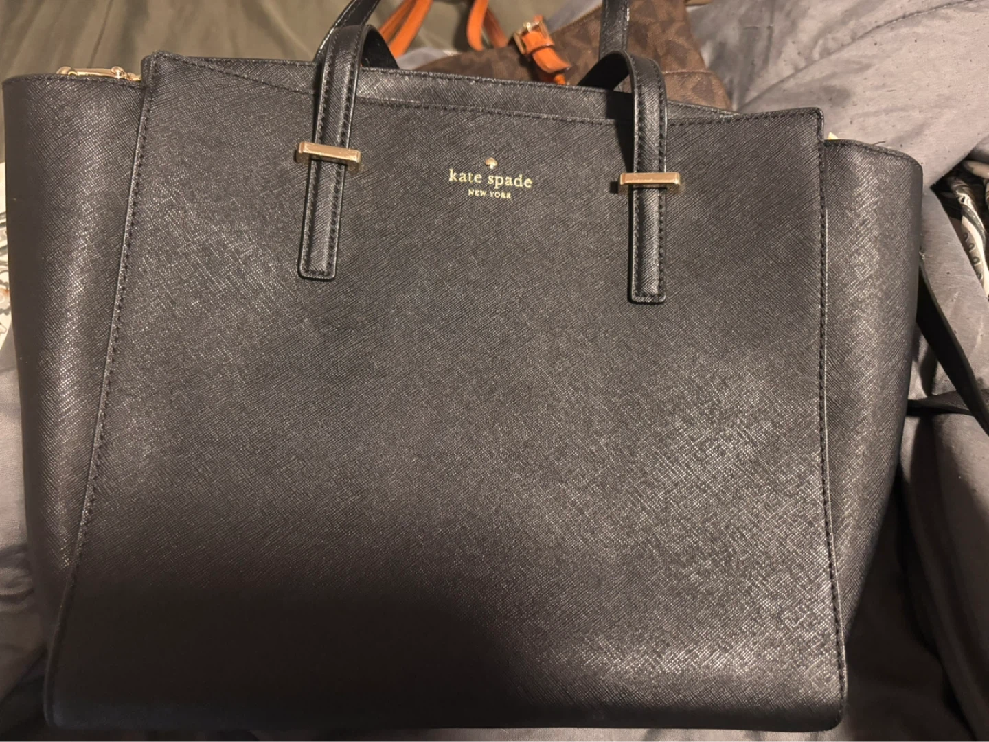 Kate Spade Black Leather Tote Bag - photo 2