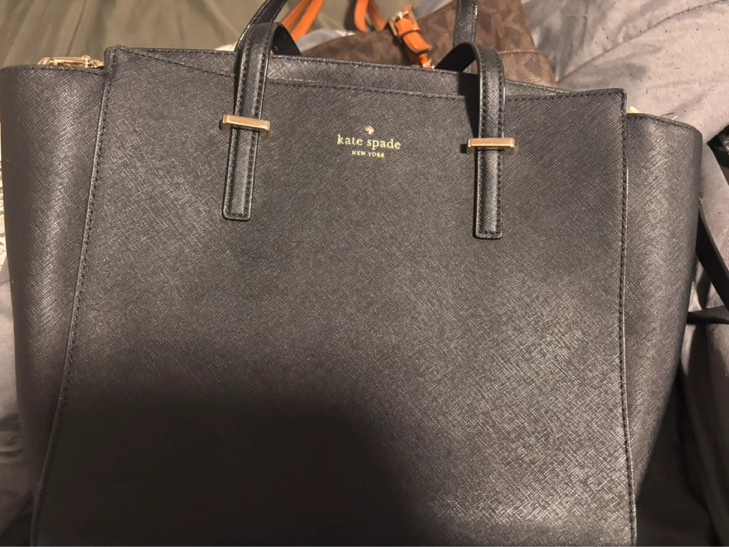 Kate Spade Black Leather Tote Bag - photo 4
