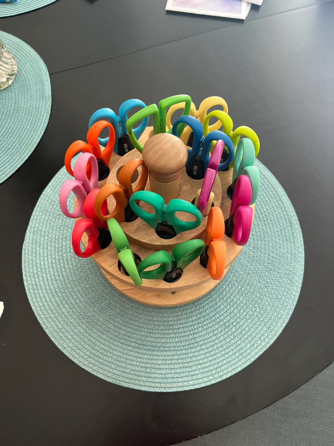 Kids Craft Scissors Set with Rotating Stand - photo 2