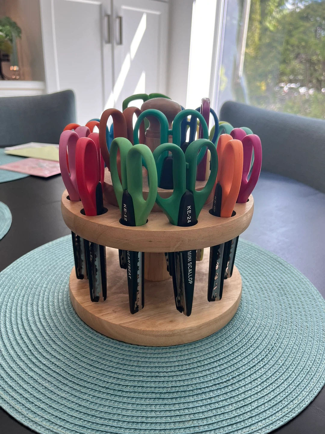 Kids Craft Scissors Set with Rotating Stand - photo 3