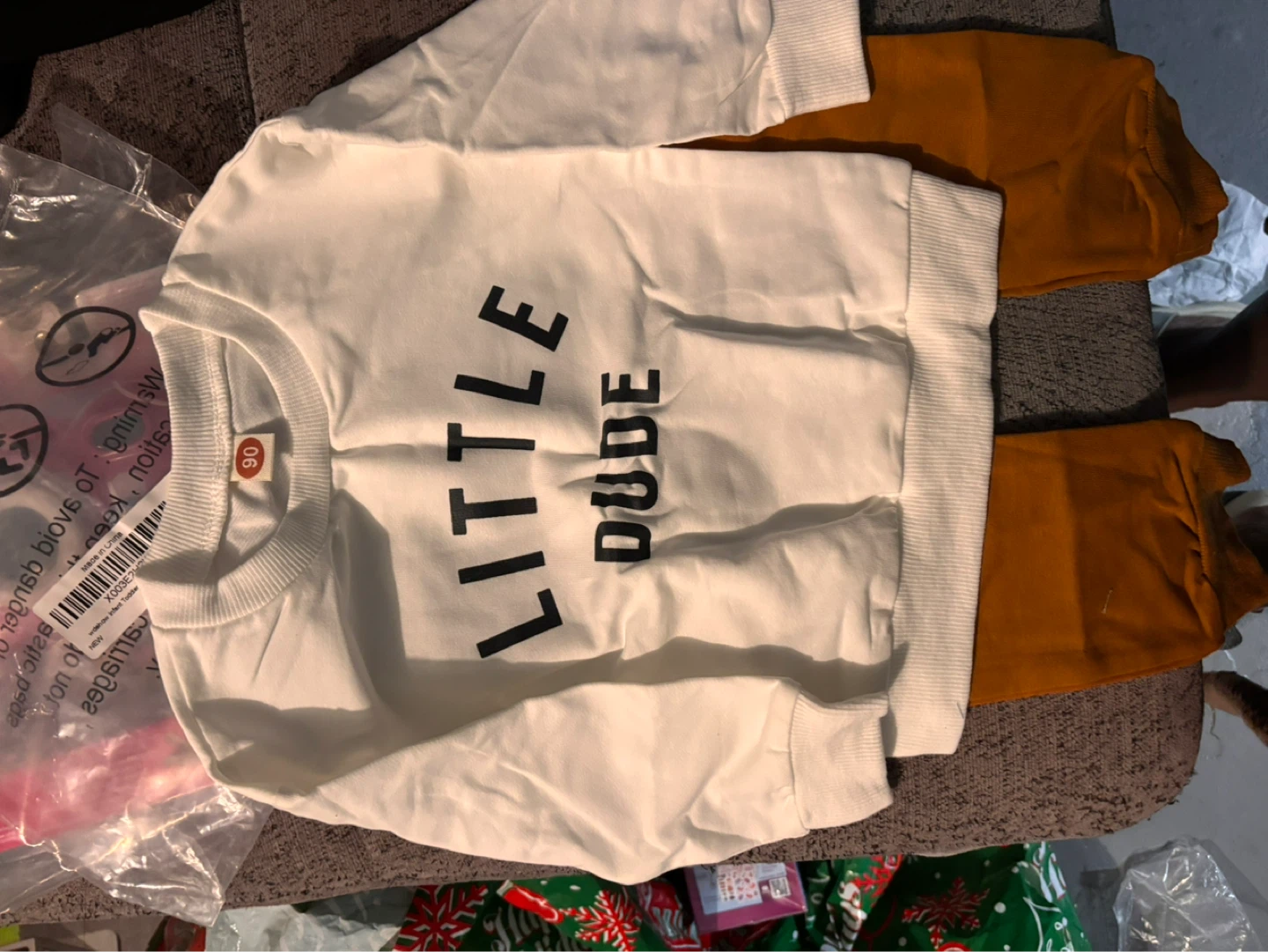 Little Dude Sweatshirt and Pants Set
