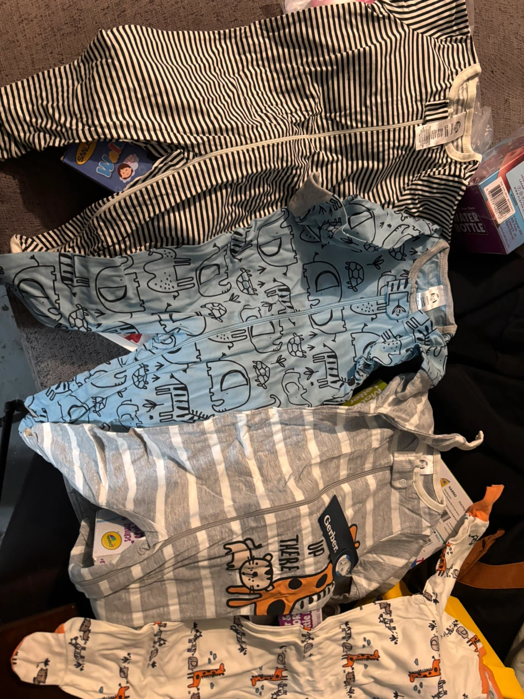 Gerber Baby Sleep 'N Play set of 4 pieces Pajamas 3-6 Months - photo 3