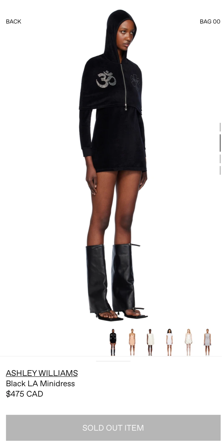 ASHLEY WILLIAMS Black LA Minidress - photo 2