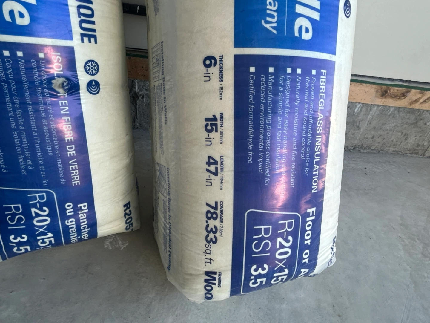 Johns Manville insulation NEED GONE ASAP - photo 3