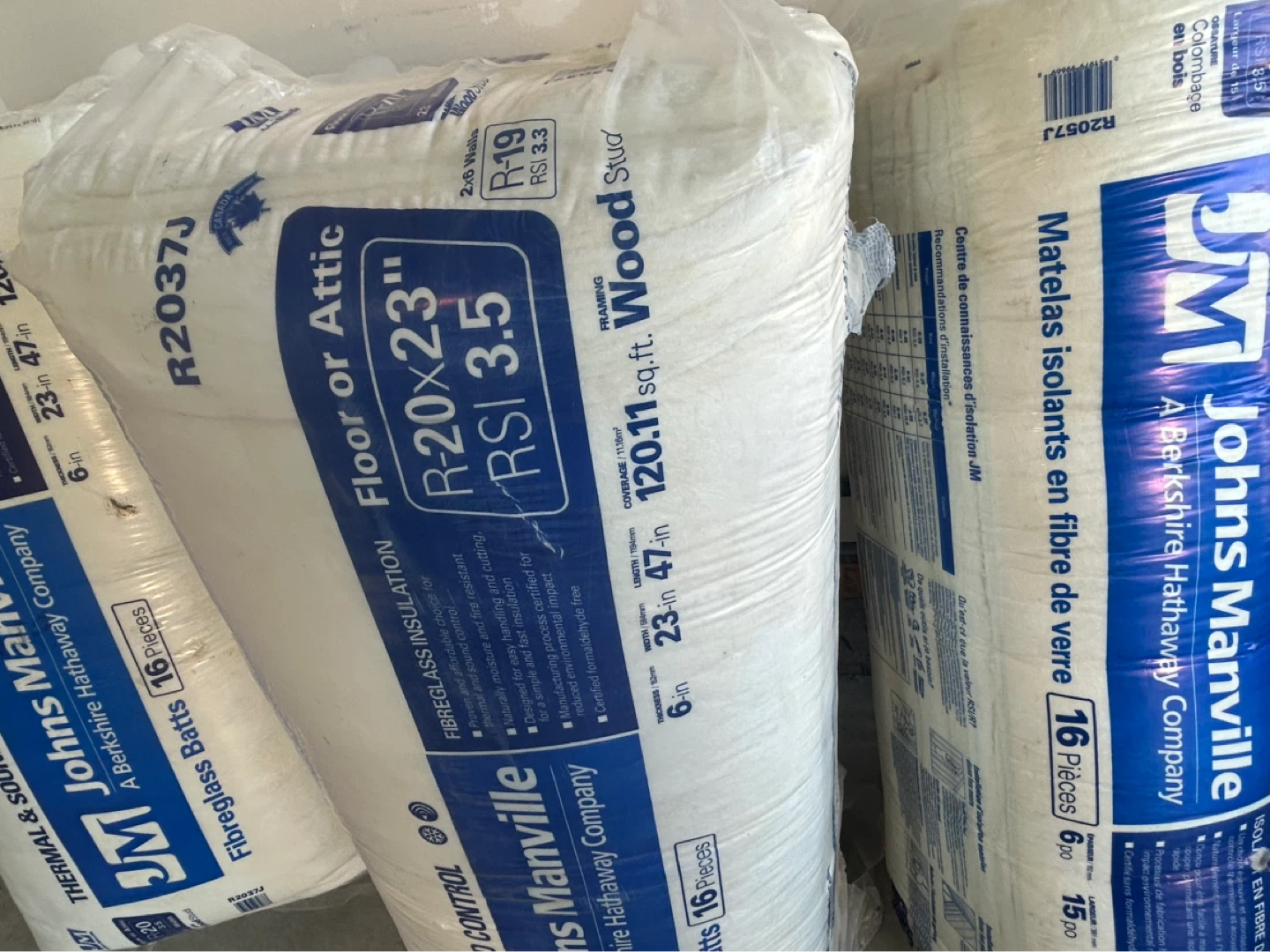 Johns Manville insulation NEED GONE ASAP