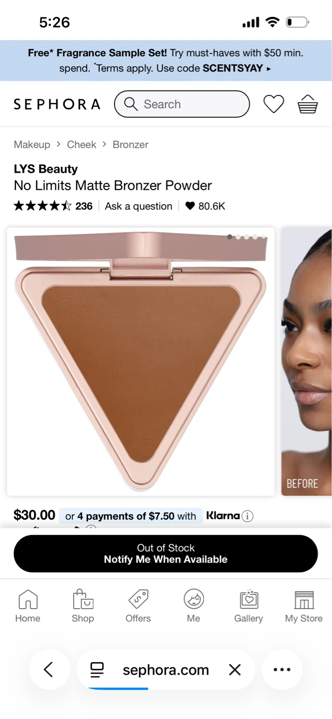 LYS Beauty No Limits Matte Bronzer Powder - photo 3