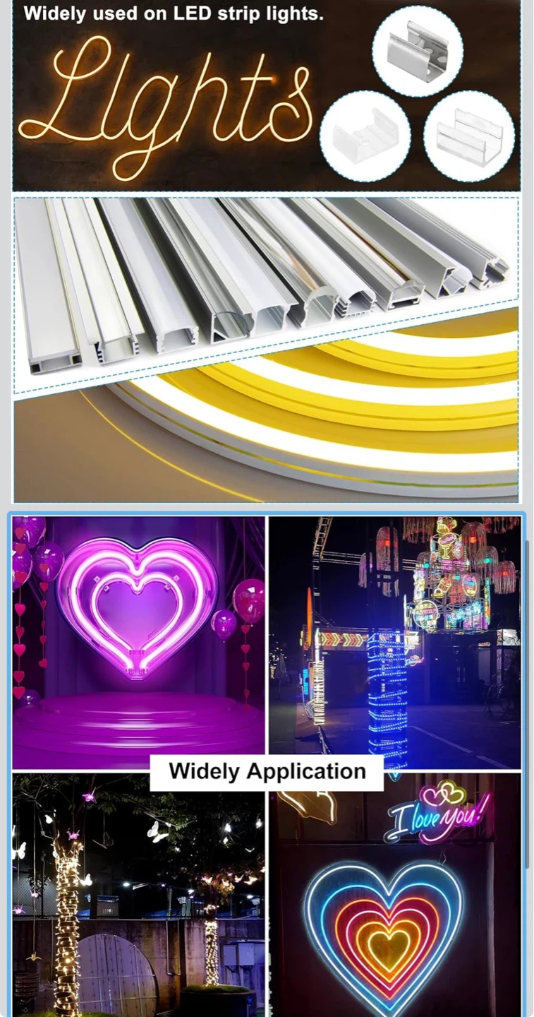 LED Strip Light Clips - 100 Pack Mounting Brackets - photo 2