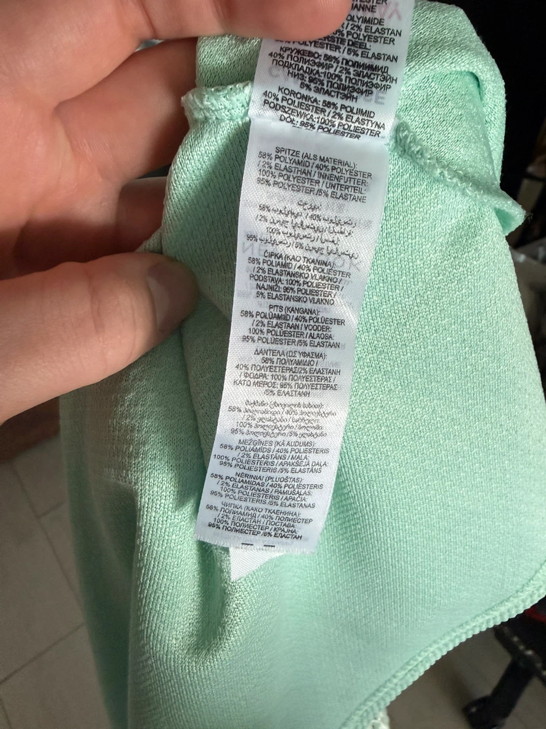 Mint Green Lace Sequin Dress - photo 4