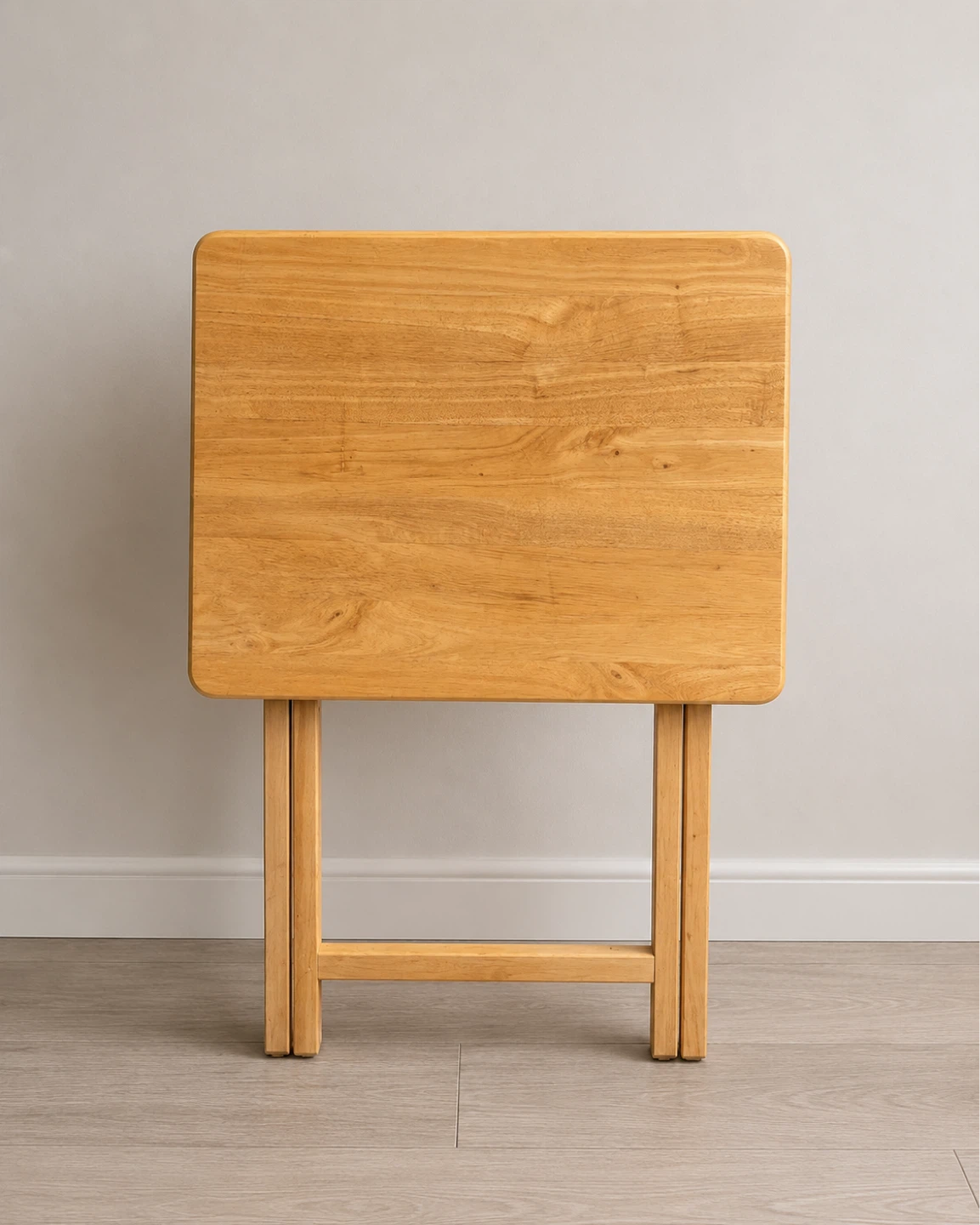 Wooden Folding TV Tray Table - photo 2