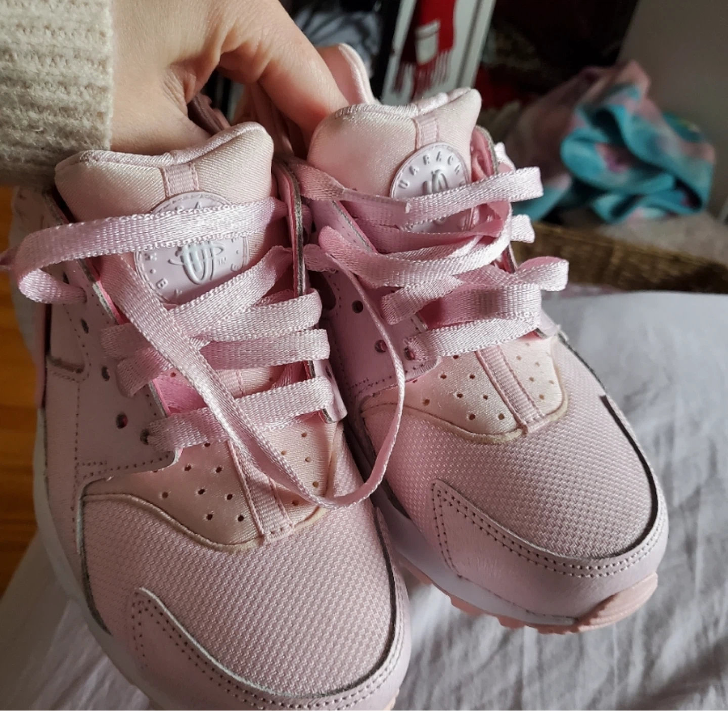 Rare Pink Nike Huarache Sneakers