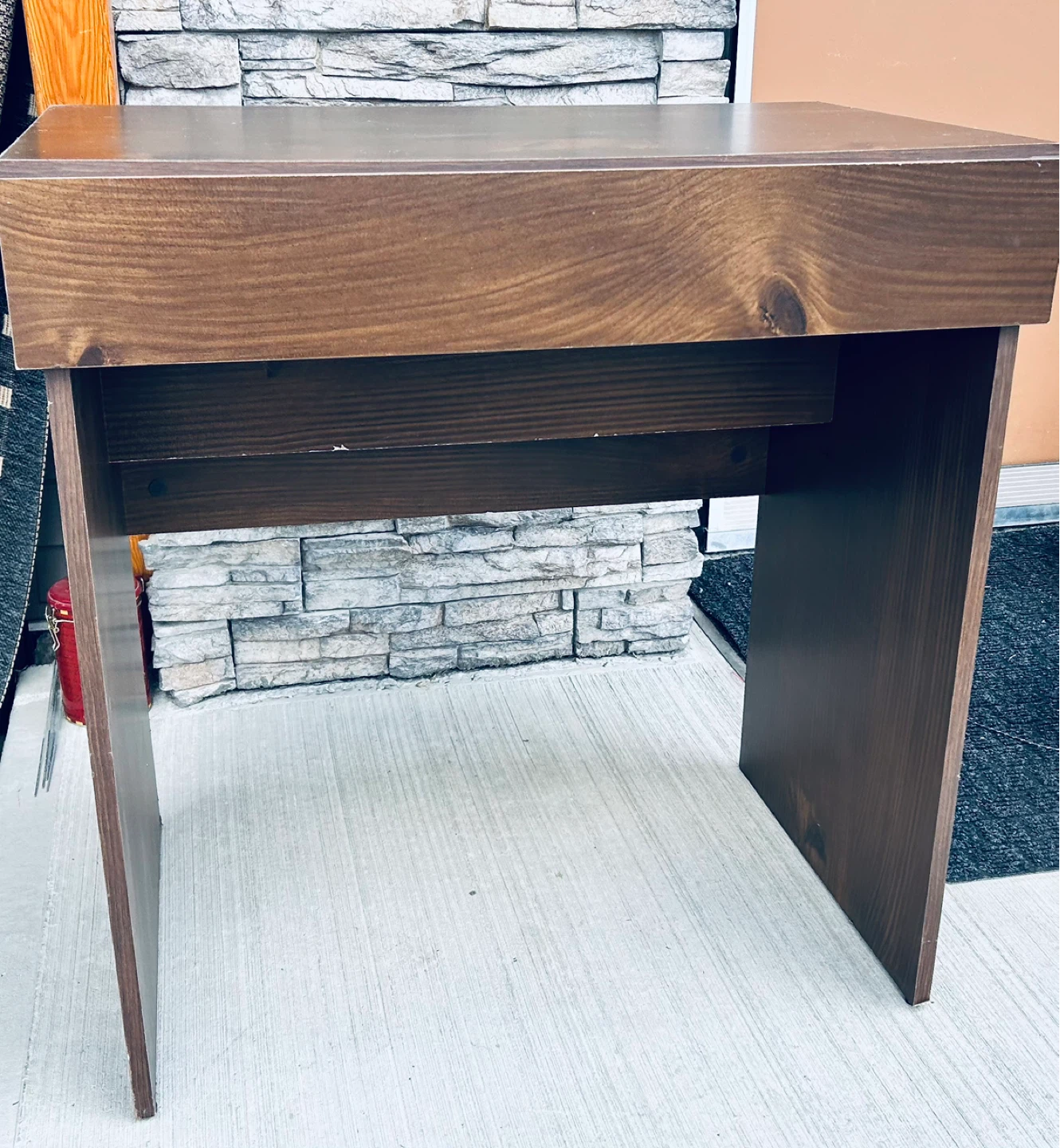 Convertible Desk / Vanity Table with Mirror - photo 2
