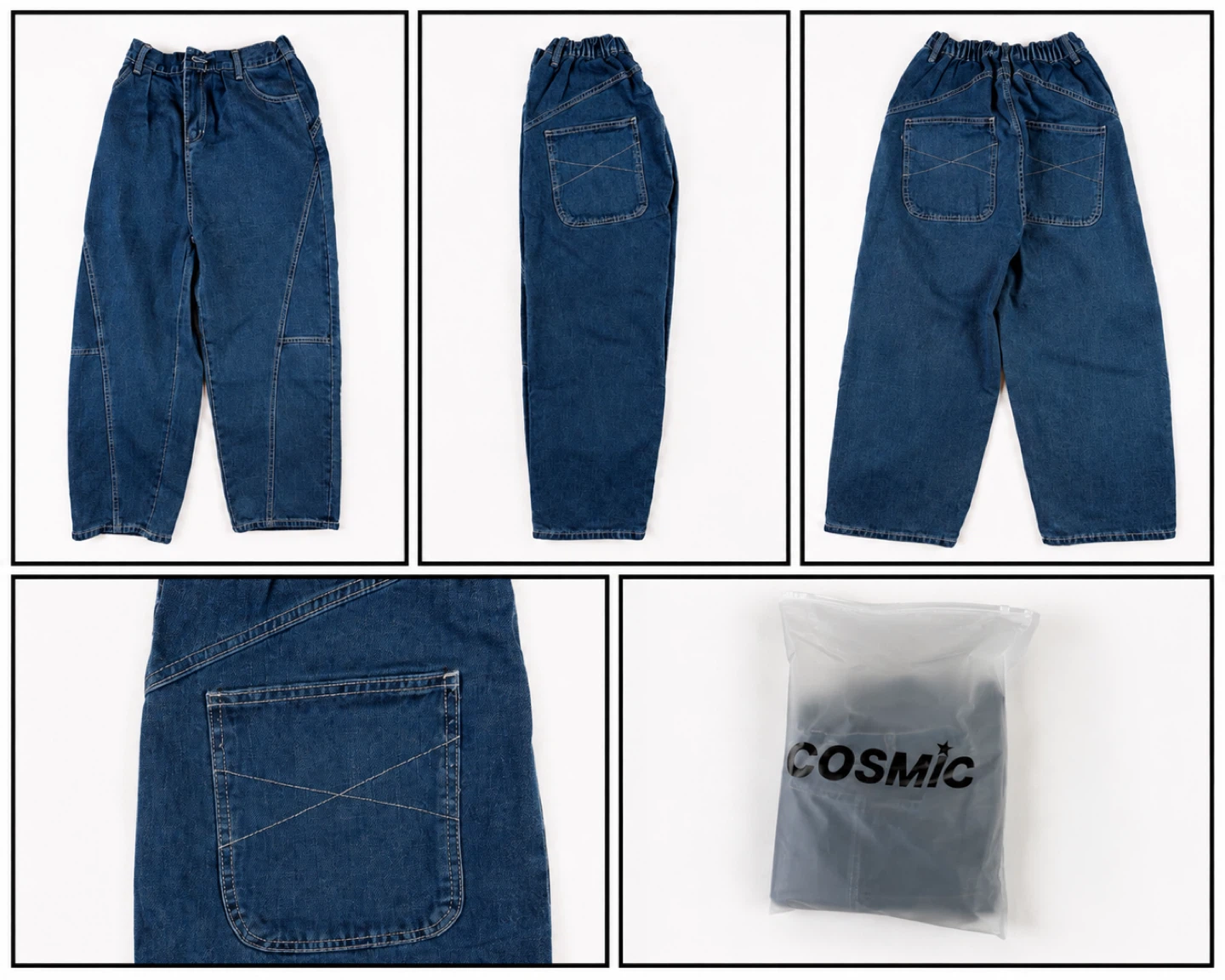 COSMIC Loose Fit Denim Jeans