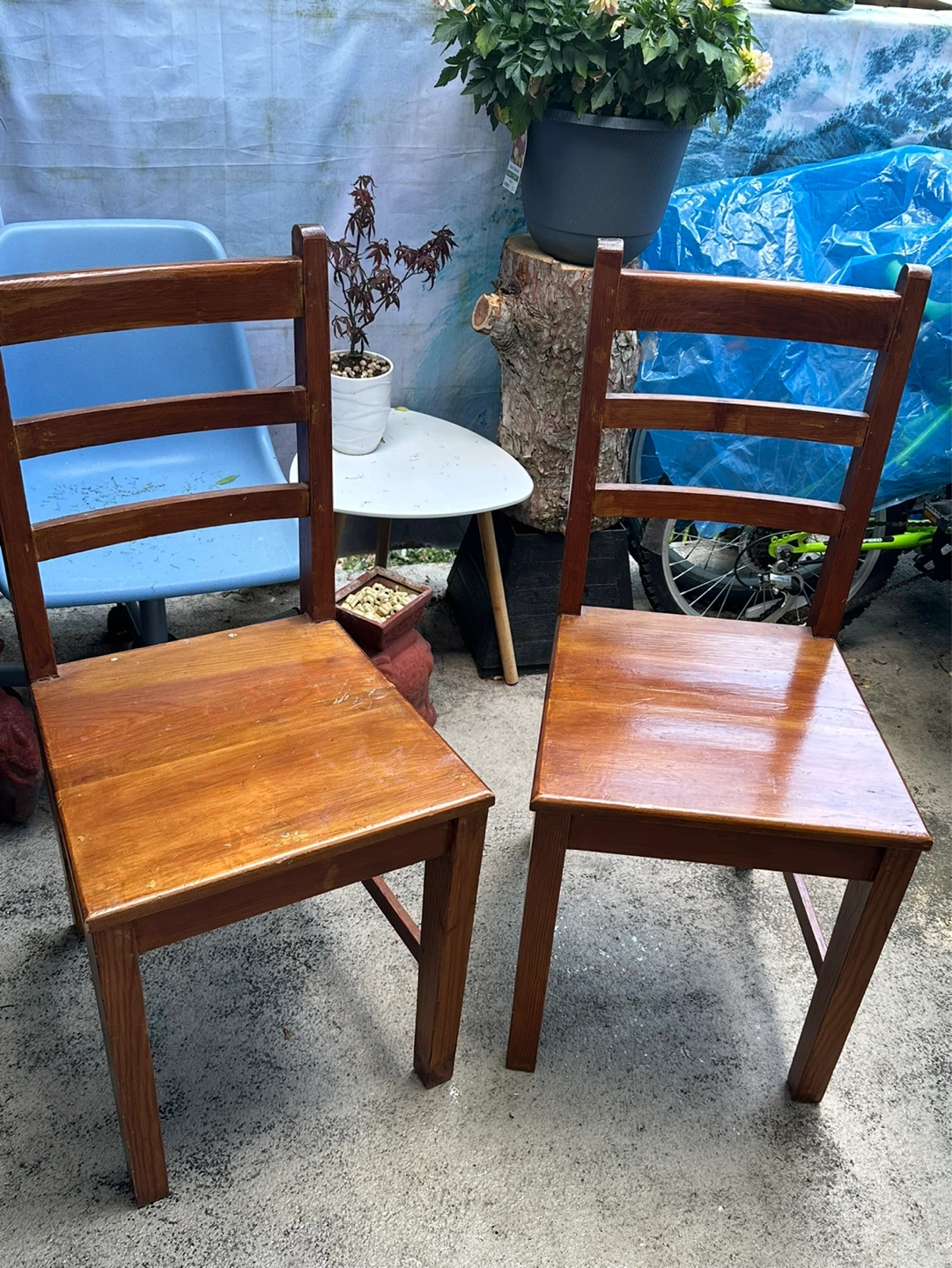 Wooden Dining Chairs (Set of 2)