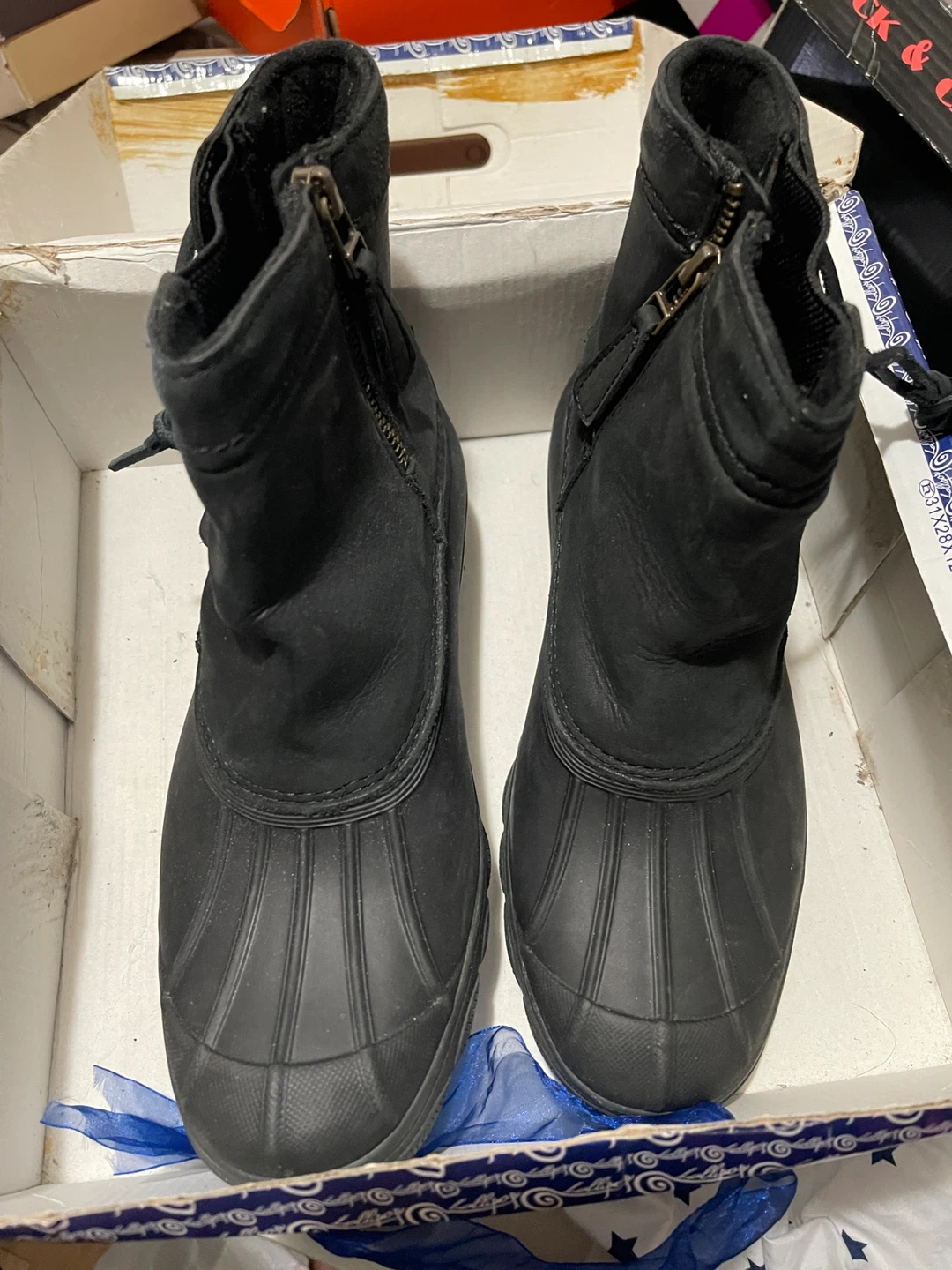 Sperry Top-Sider Black Leather Duck Boots - photo 2