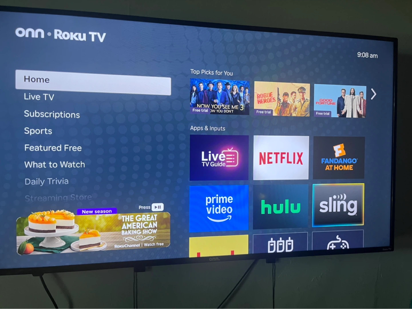 55 in Roku Tv + TV mount - photo 2
