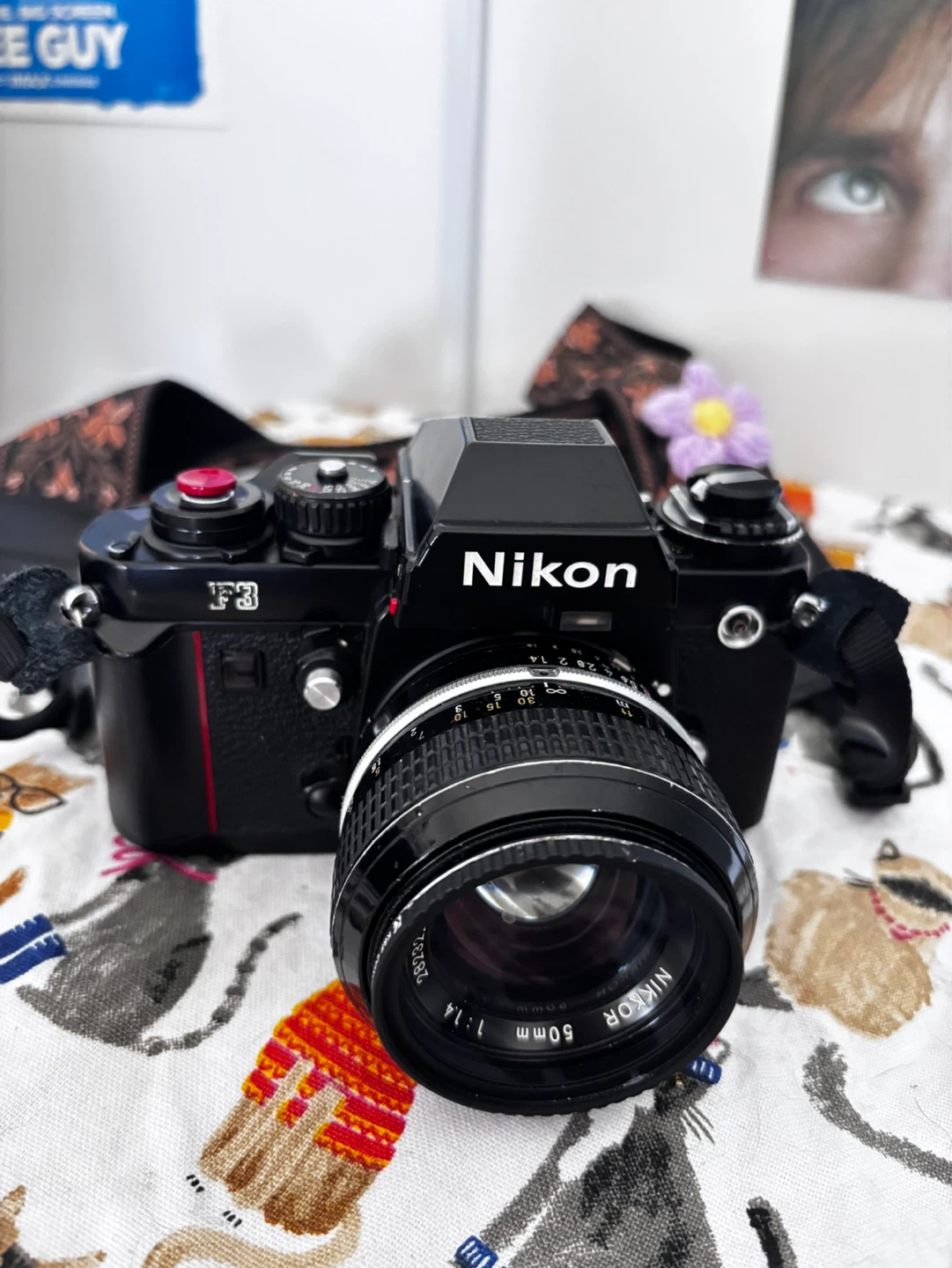Nikon F3 SLR Film Camera with Nikkor 50mm f/1.4 Lens