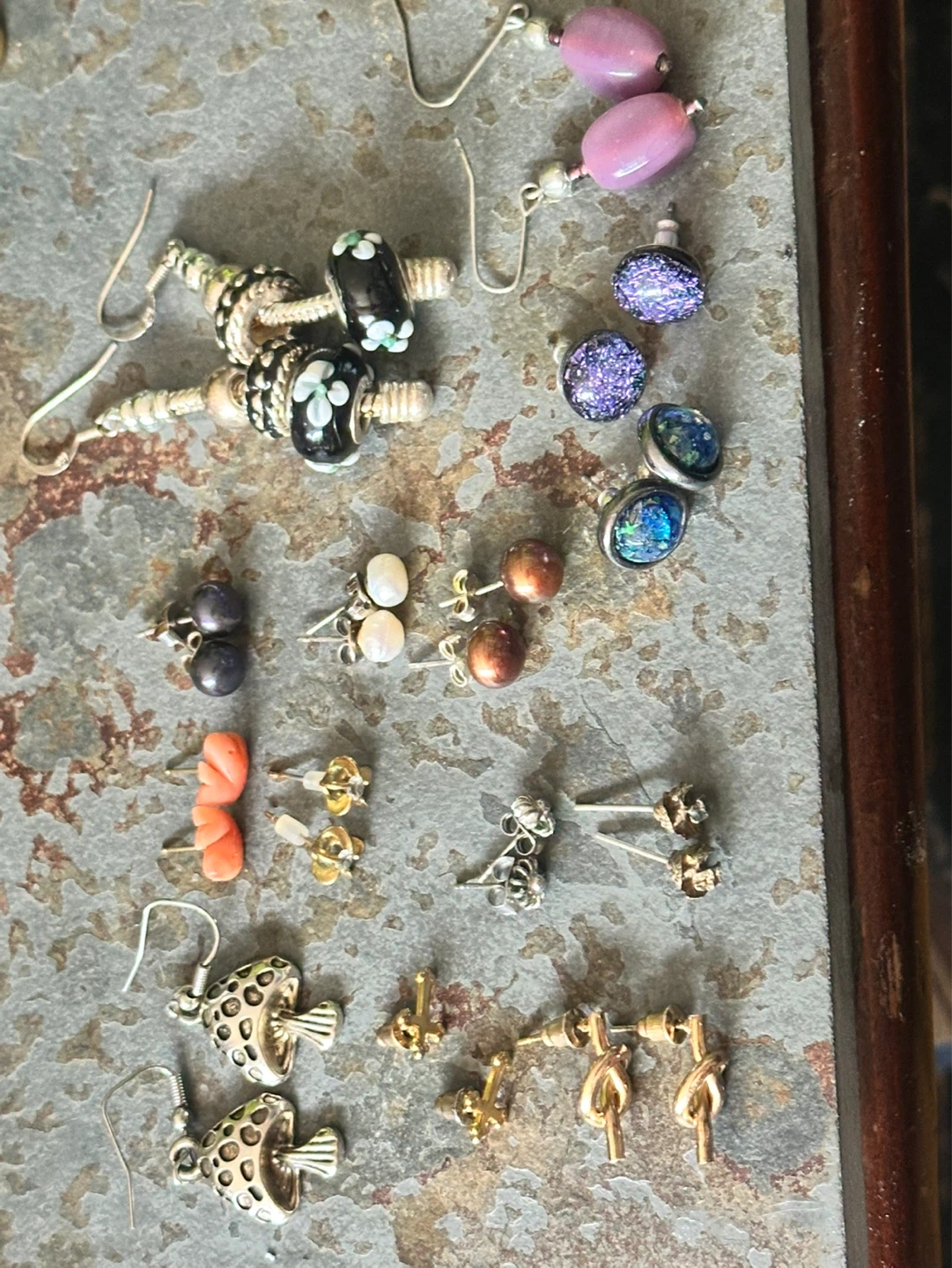 Earrings individually priced