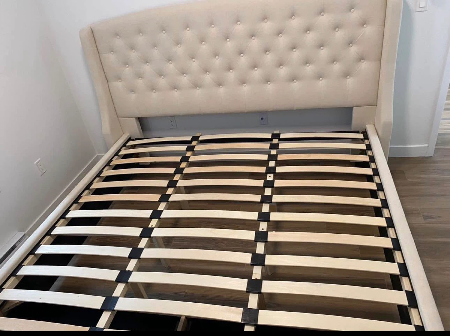 Upholstered Bed Frame - King
