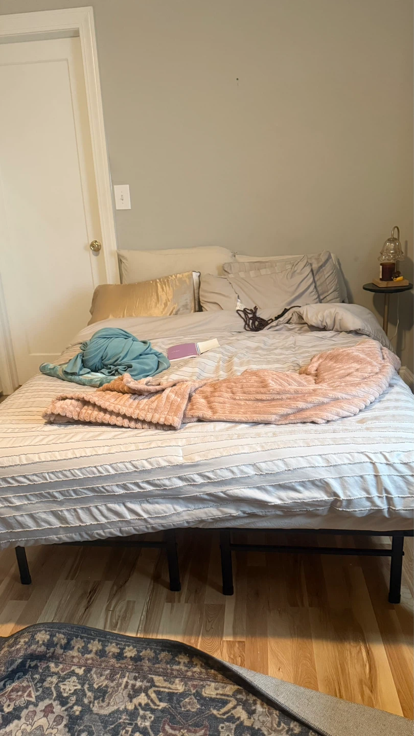 Queen Size Metal Bed Frame - 14 Inch Height - photo 5