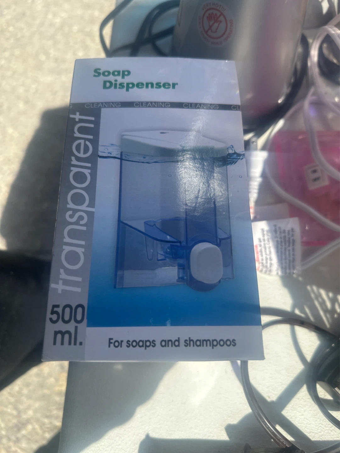 Transparent Soap Dispenser 500ml