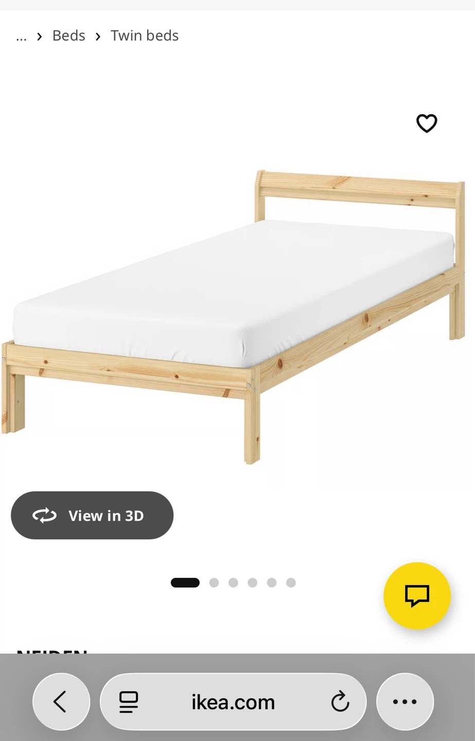 IKEA Twin Bed - Pine - photo 5