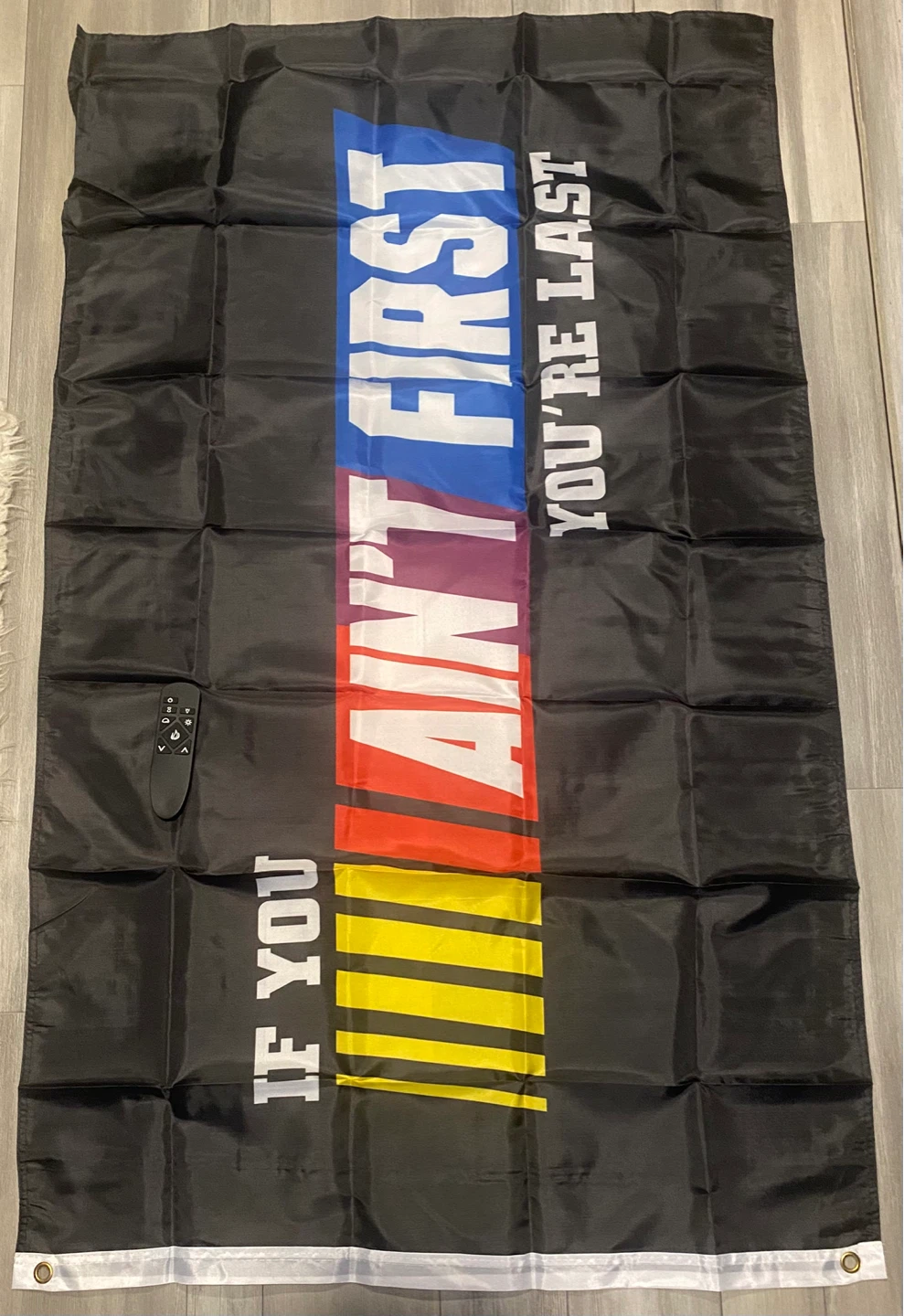 Free delivery If You Ain't First You're Last Flag