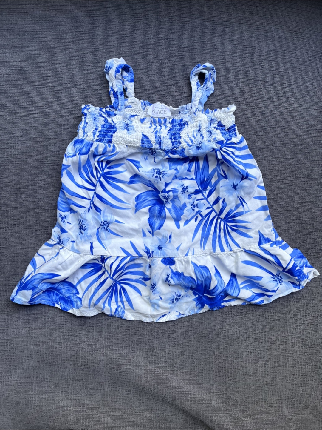 The children’s place 12-18 months blue Hawaiian dress