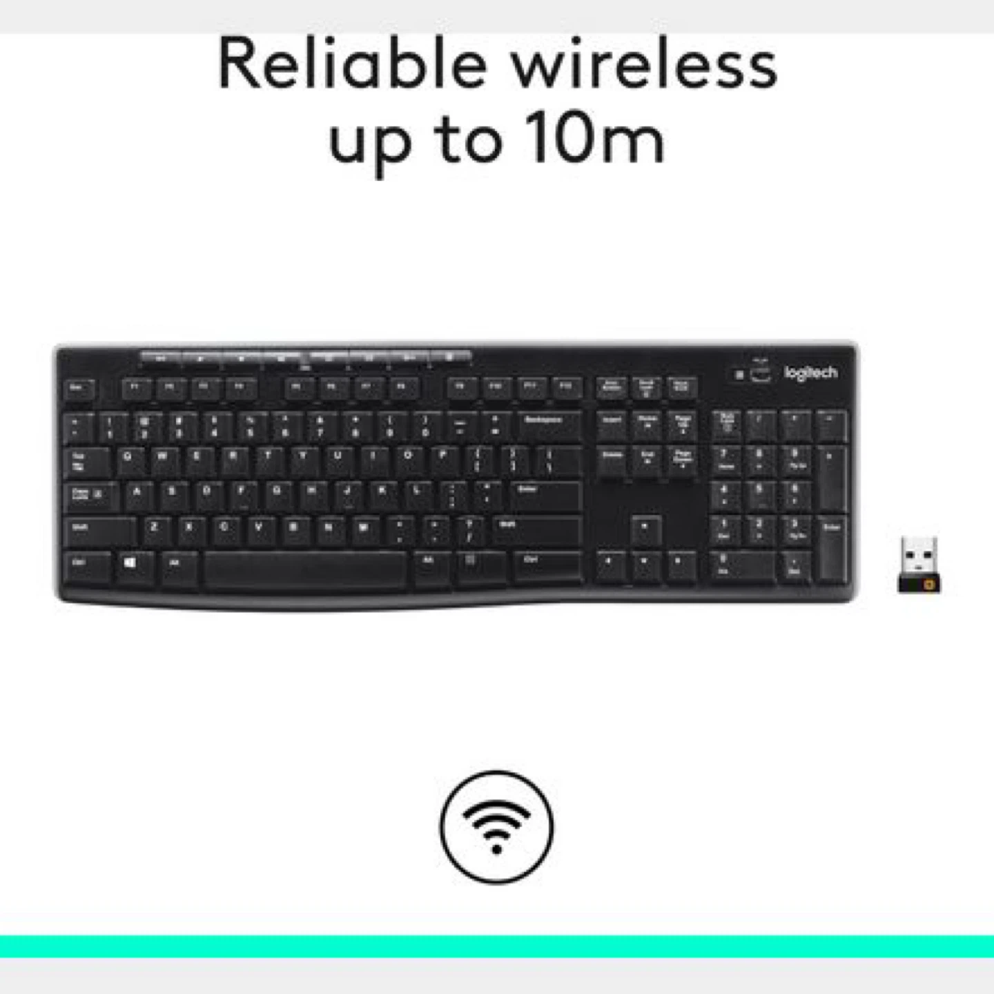 Free delivery Logitech Wireless Keyboard K270