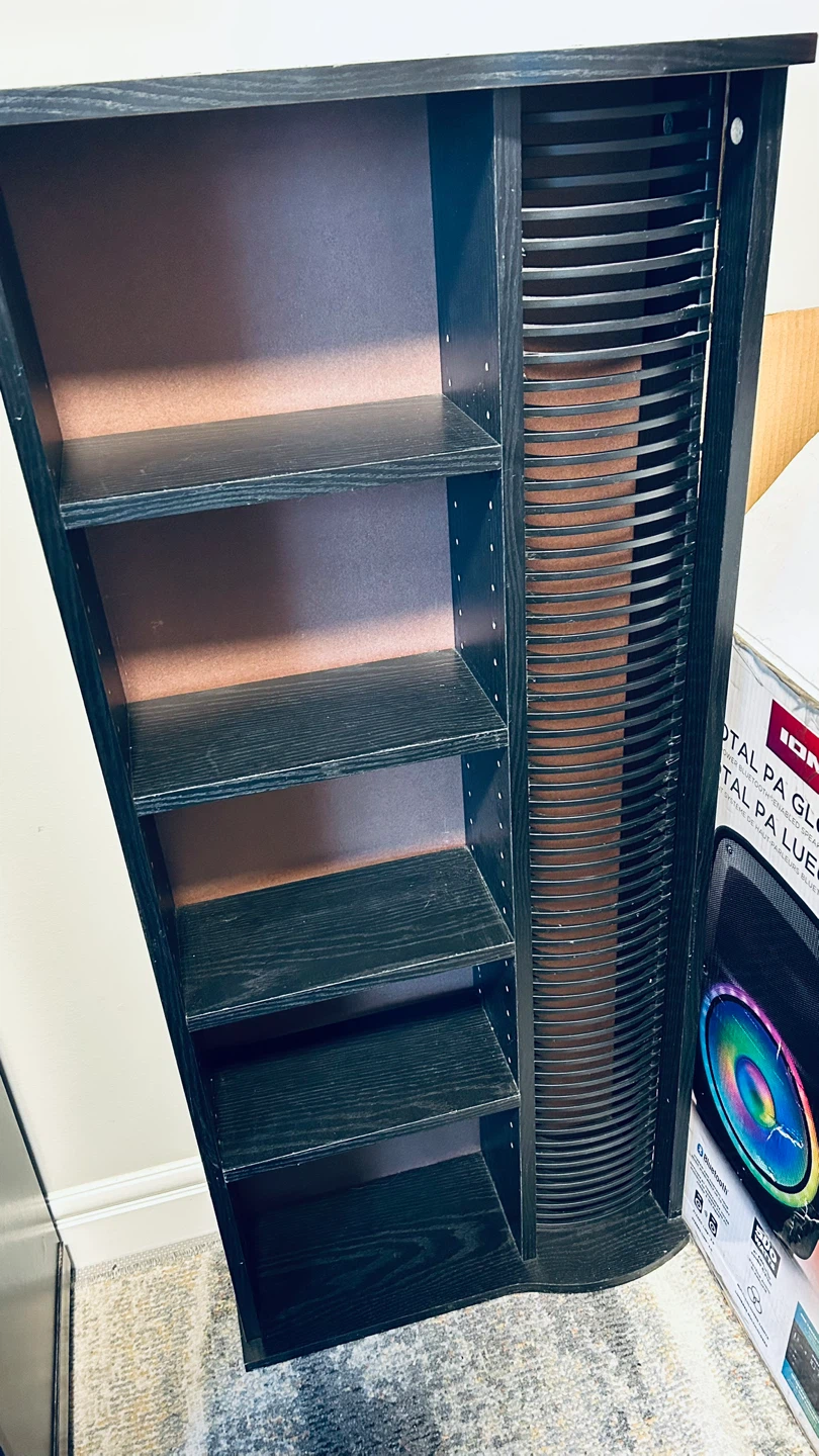 CD / DVD Storage Shelf with Adjustable Shelves
