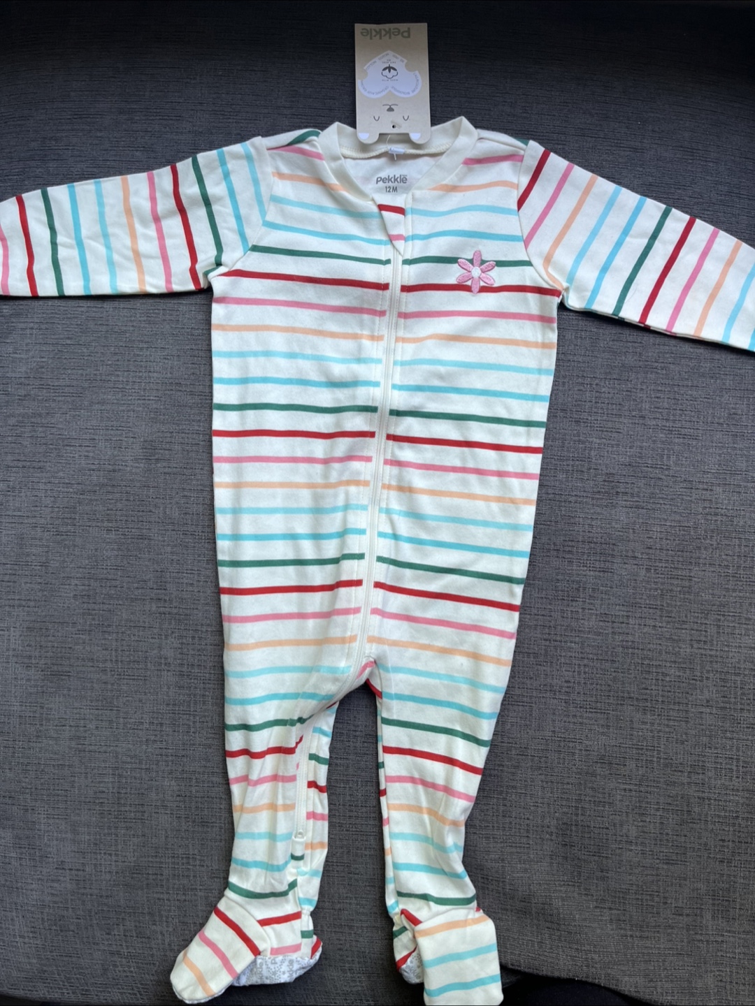 New with tag Pekkle 12 month onesie