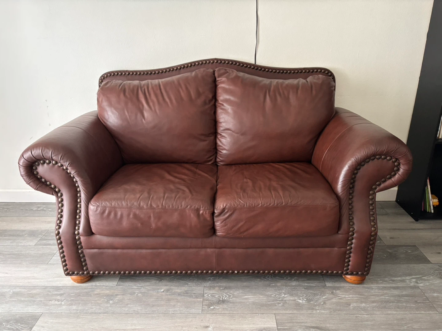 Genuine Leather Sofa + Loveseat Matching Set - photo 3