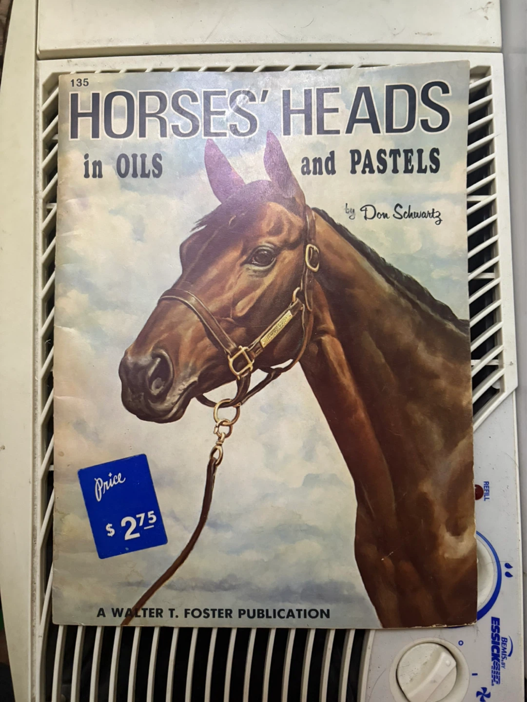 Horses' Heads in Oils and Pastels Art Book by Don Schwartz